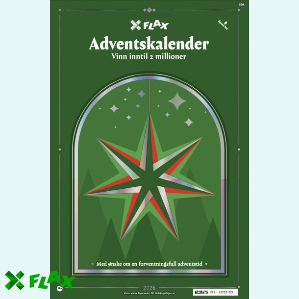 Adventskalender - 10 lodd per pakke