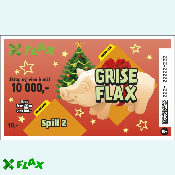 GriseFlax  - 100 lodd per pakke