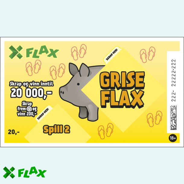 GriseFlax  - 50 lodd per pakke