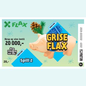 GriseFlax  - 50 lodd per pakke
