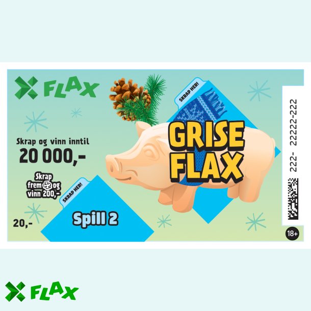 GriseFlax  - 50 lodd per pakke