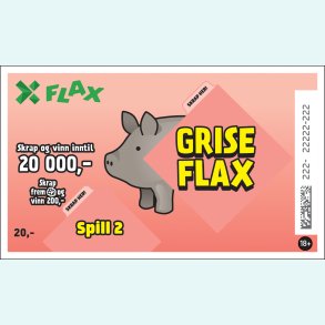 GriseFlax  - 50 lodd per pakke