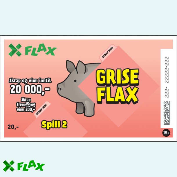 GriseFlax  - 50 lodd per pakke