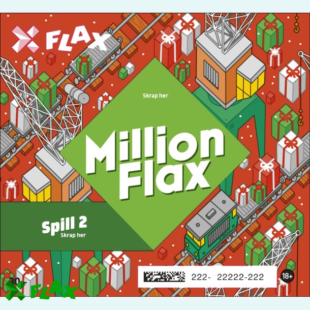 MillionFlax  - 90 lodd per pakke