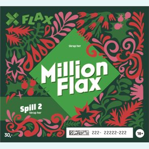 MillionFlax  - 90 lodd per pakke