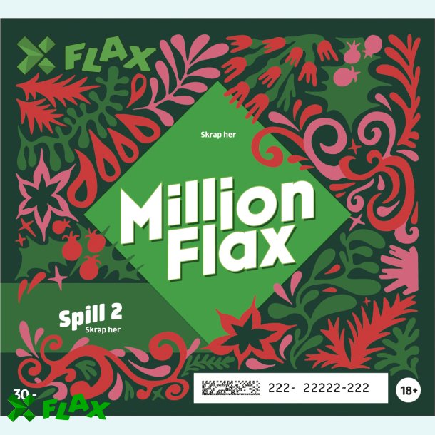 MillionFlax  - 90 lodd per pakke