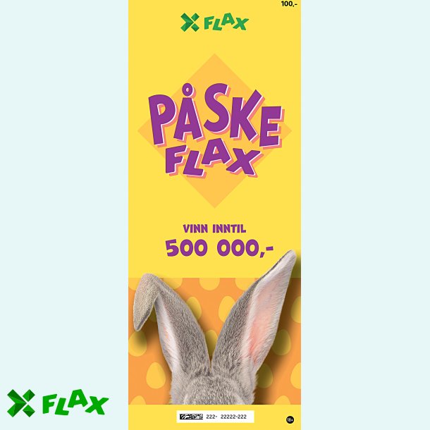 P�skeFlax - 10 lodd per pakke