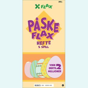 P�skeFlax Hefte - 10 lodd per pakke